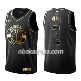 Washington Wizards John Wall 2 Nike Musta Golden Edition Pelipaidat Swingman - Miesten